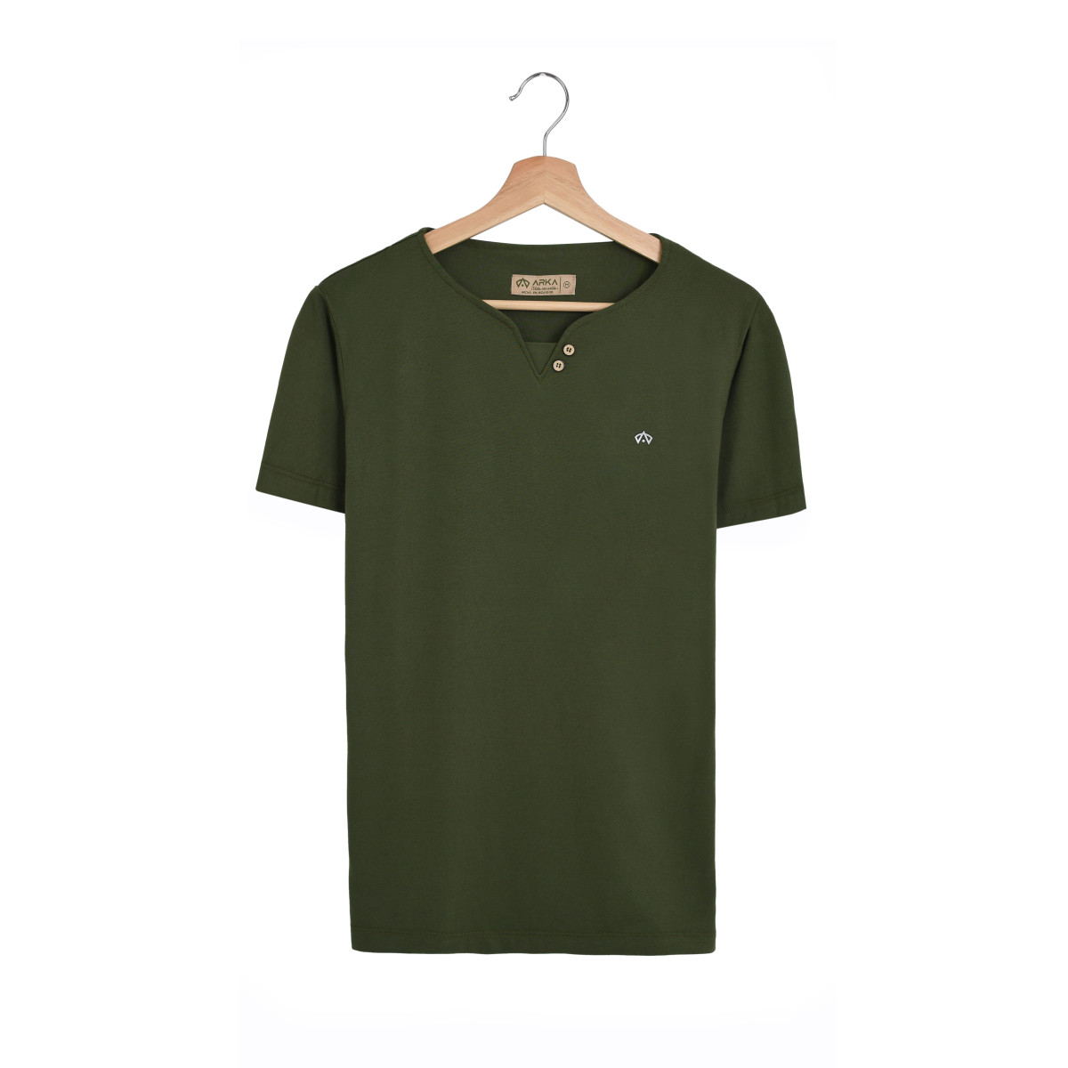 Cotonella, 8405 - Camiseta Con Cuello En V Para Hombre De Canalé De